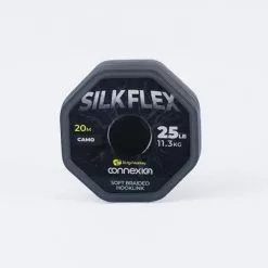 Visspullen Ridgemonkey Connexion SilkFlex Camo Soft Braid 25lb (20m)