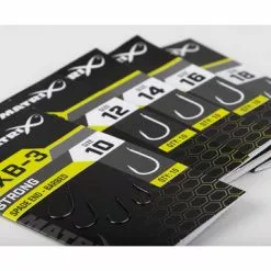 Visspullen Matrix MXB-3 Barbed Spade End Black Nickel (10st) -Hengel Winkel 321f08e27ff9f9e5