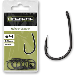 Visspullen Radical Wide Gape Titan X, 10 Stuks! (1 Review)