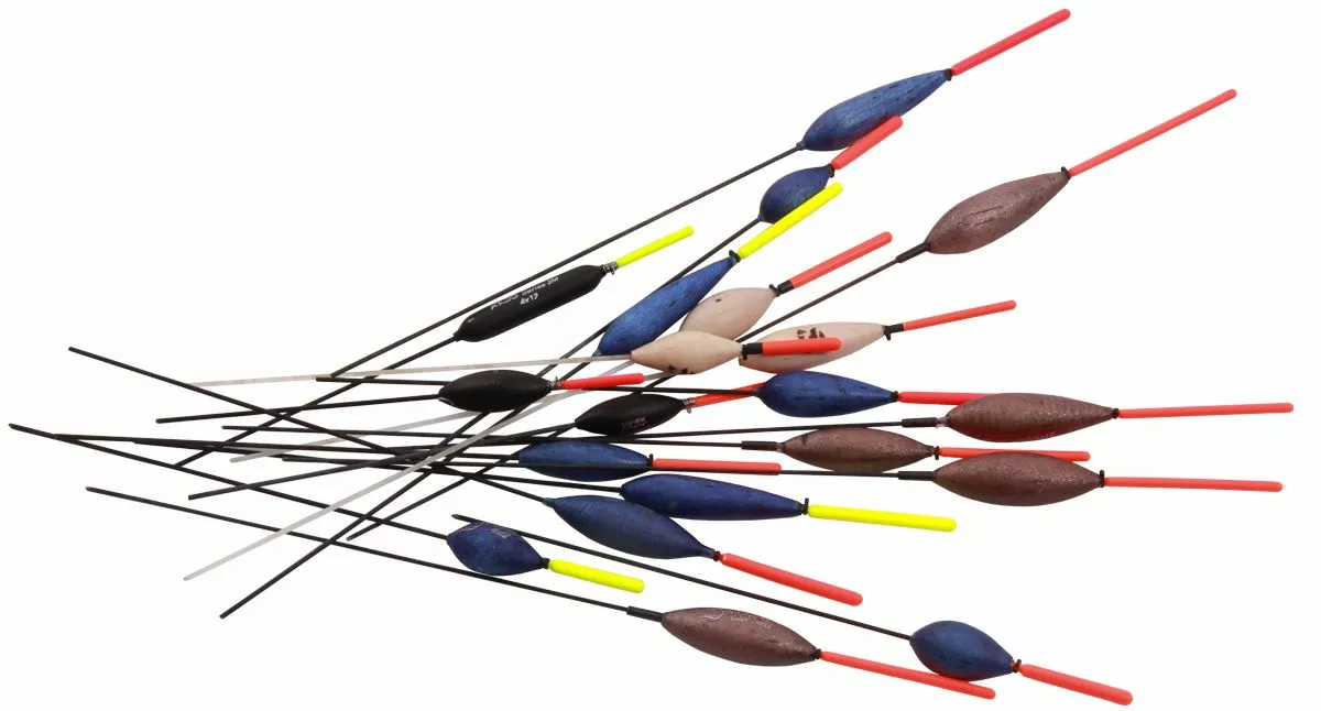 Visspullen Middy Assorted Pole Floats In Tube (20stuks) 1 Visspullen Middy Assorted Pole Floats In Tube (20stuks)