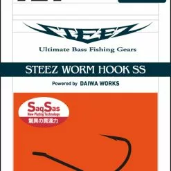 Visspullen Daiwa Steez Worm Hook SS FN Roofvis Haak